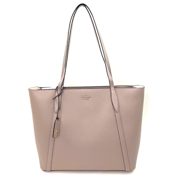 kate spade Handbags - Kate Spade New York | Cara Refined Grain Leather Large Tote Bag in Warm Taupe